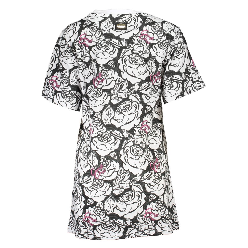 Cavalli Class "Bianco Cotton Women's Dress"