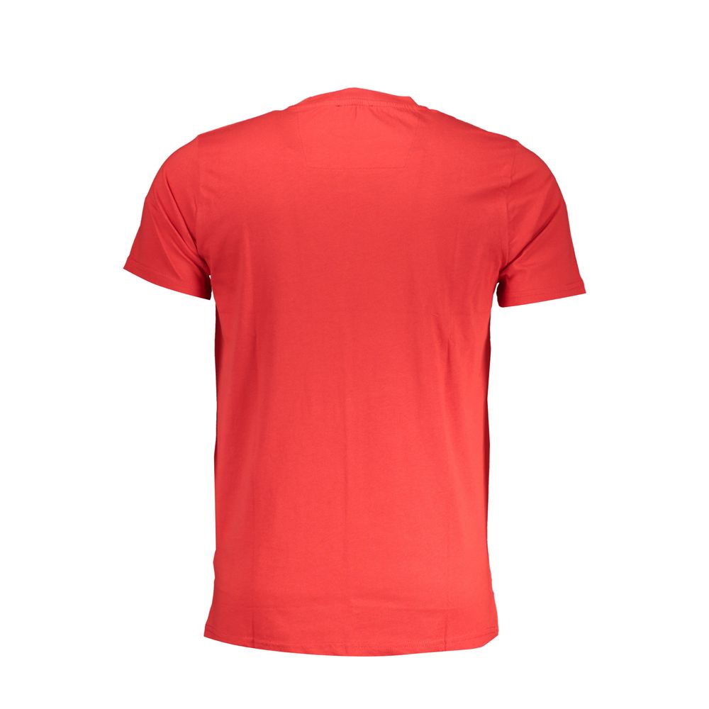 Cavalli Class Red Cotton Men T-Shirt