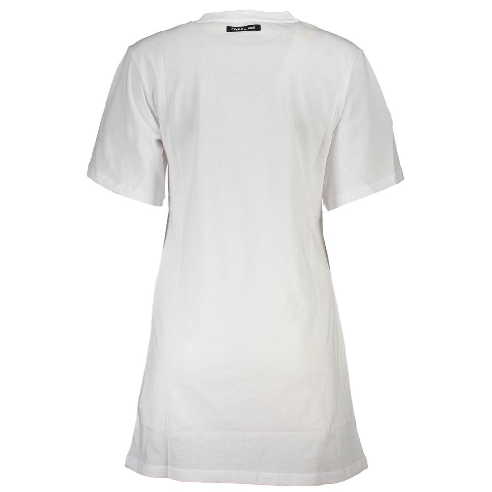 Cavalli Class White Cotton Women Top
