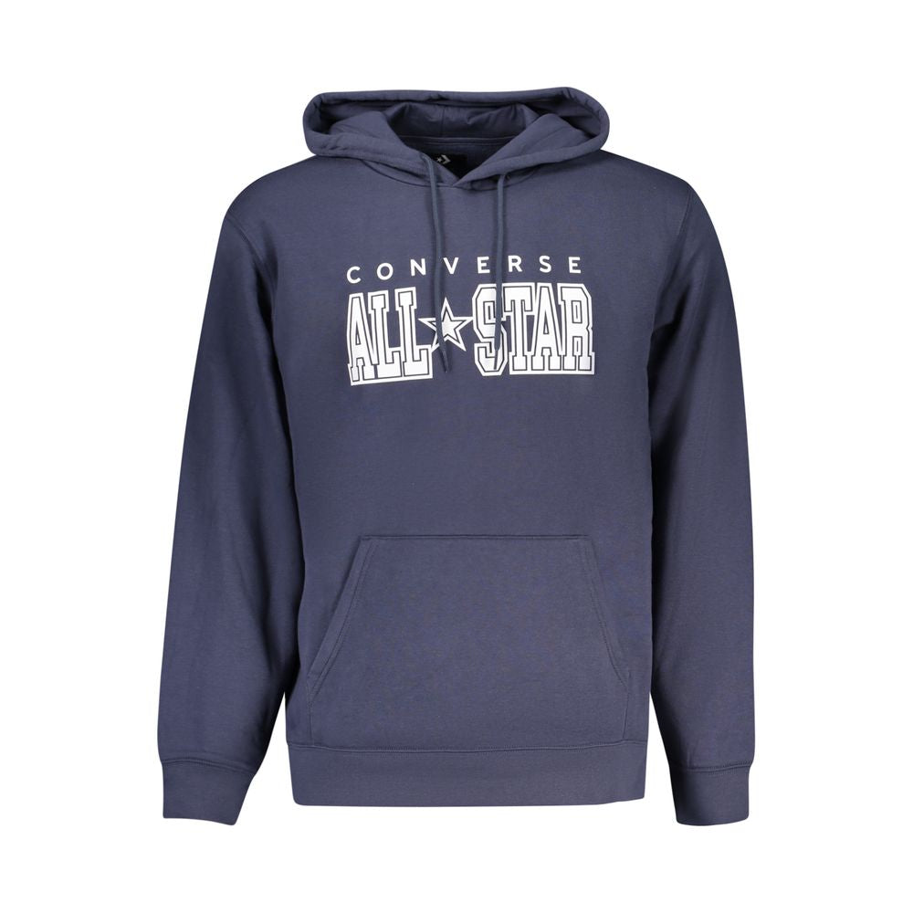 Converse Blue Cotton Men'S Hoodie
