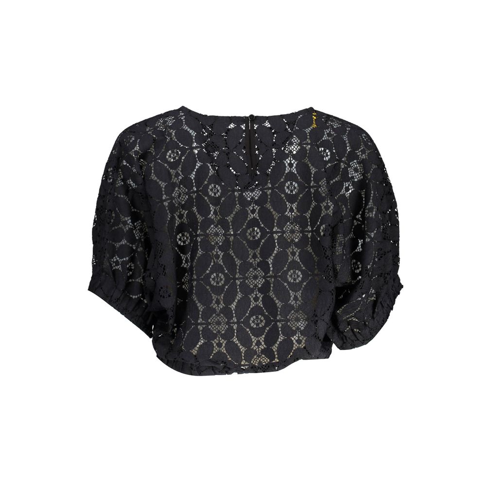 Desigual Black Polyester Tops & T-Shirt