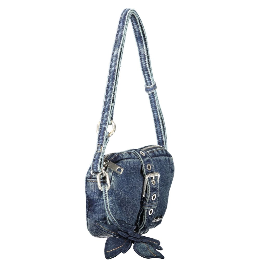 Desigual Blue Cotton Handbag