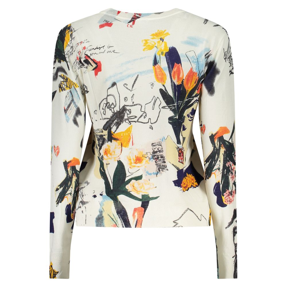 Desigual White Viscosa Women T-Shirt
