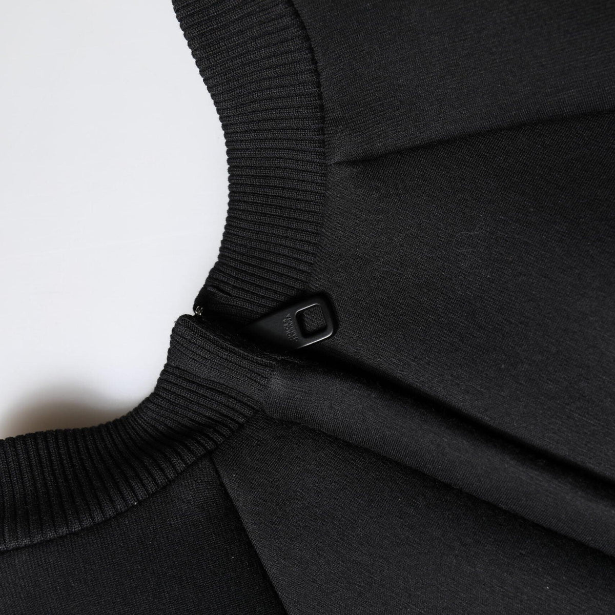 Dolce & Gabbana Black Cotton Long Sleeves A-line Mini Dress