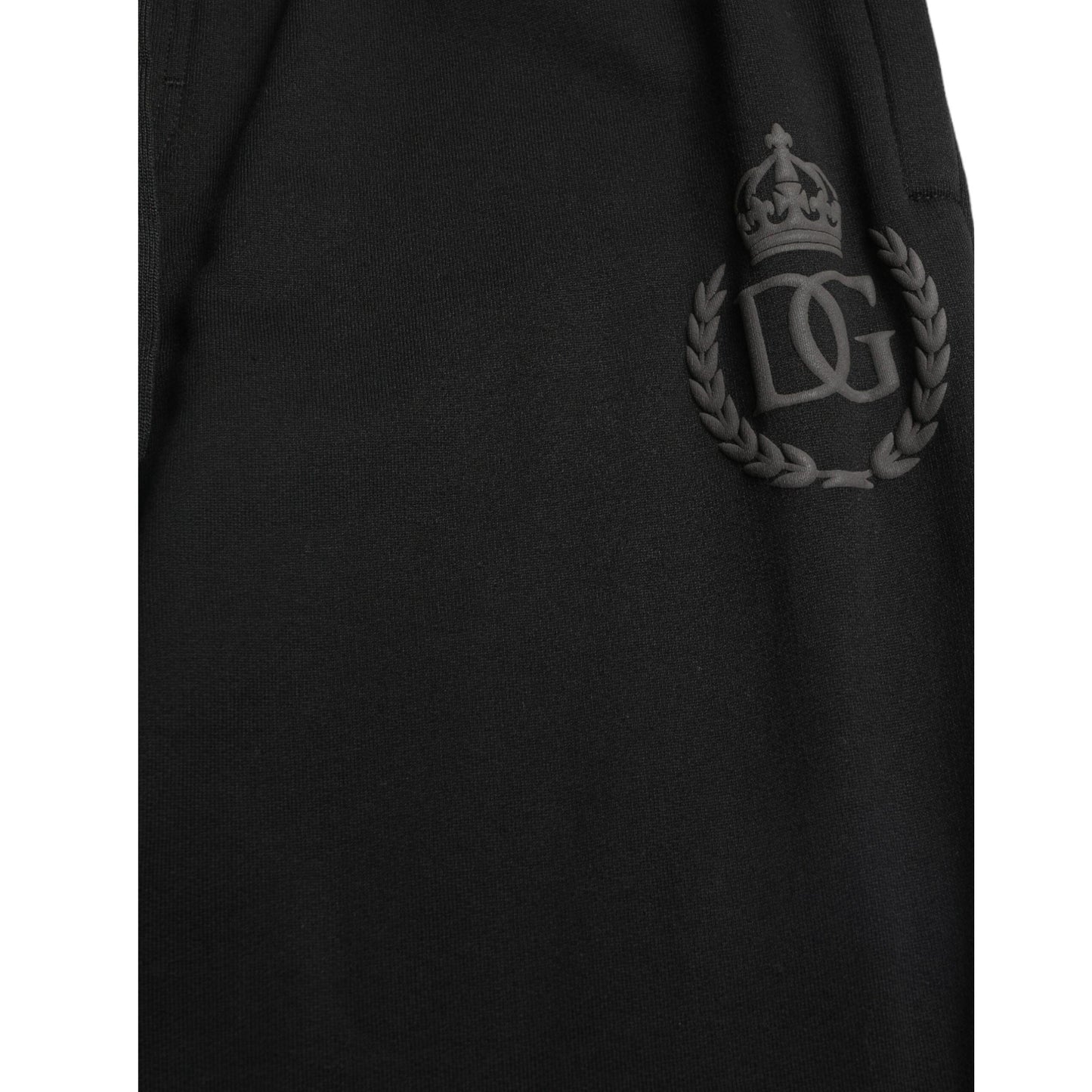 Dolce & Gabbana Black DG Logo Skinny Jogger Sweatpants Pants