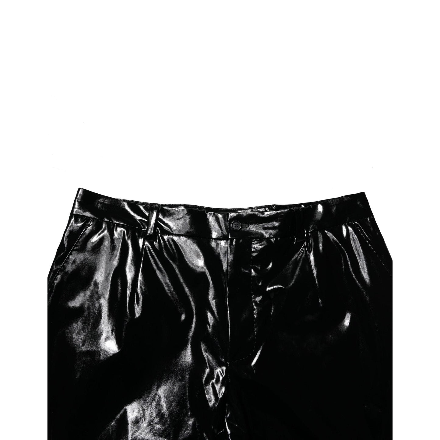 Dolce & Gabbana Black Nylon Straight Men Pants