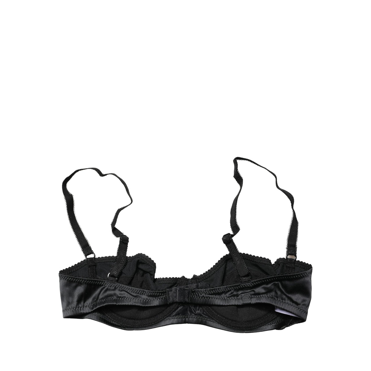 Dolce & Gabbana Black Semi-Pad Underwire Balconette Bra Underwear