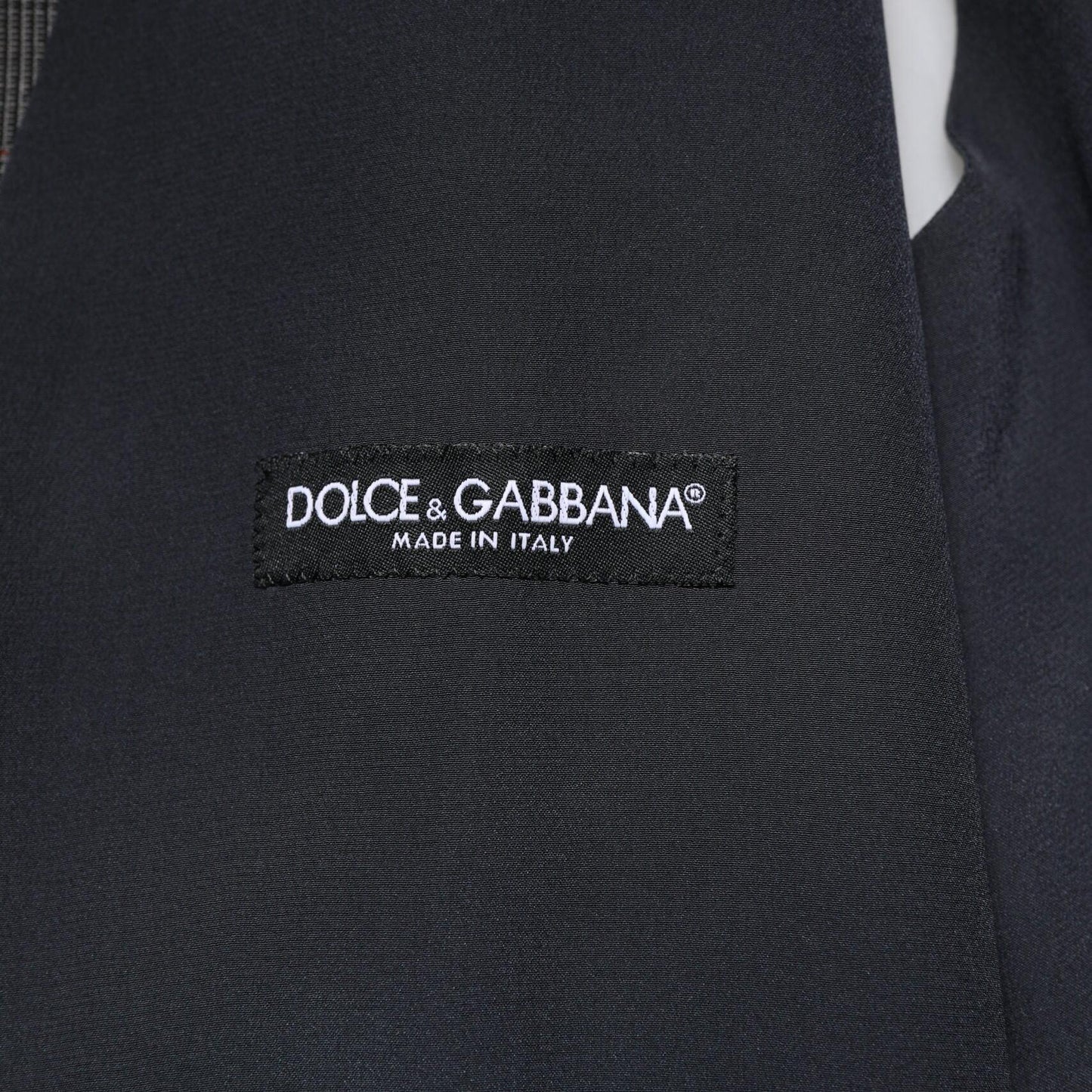 Dolce & Gabbana Gray Plaid Wool Formal Dress Waistcoat Vest