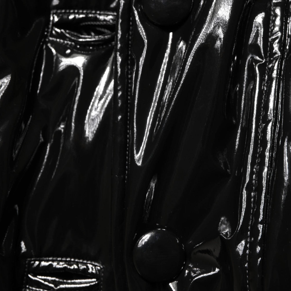 Dolce & Gabbana Polyester Black Quilted Puffer Coat Jacket