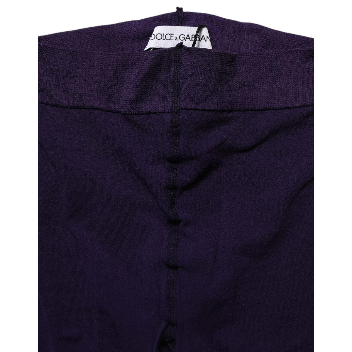 Dolce & Gabbana Violet Nylon Tights Stocking Pantyhose Socks