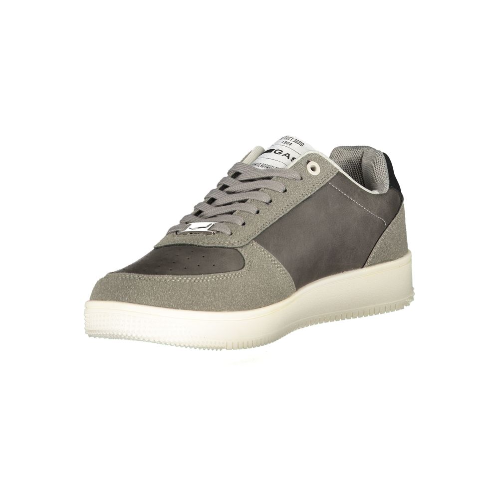 Gas Gray Polyester Men Sneaker