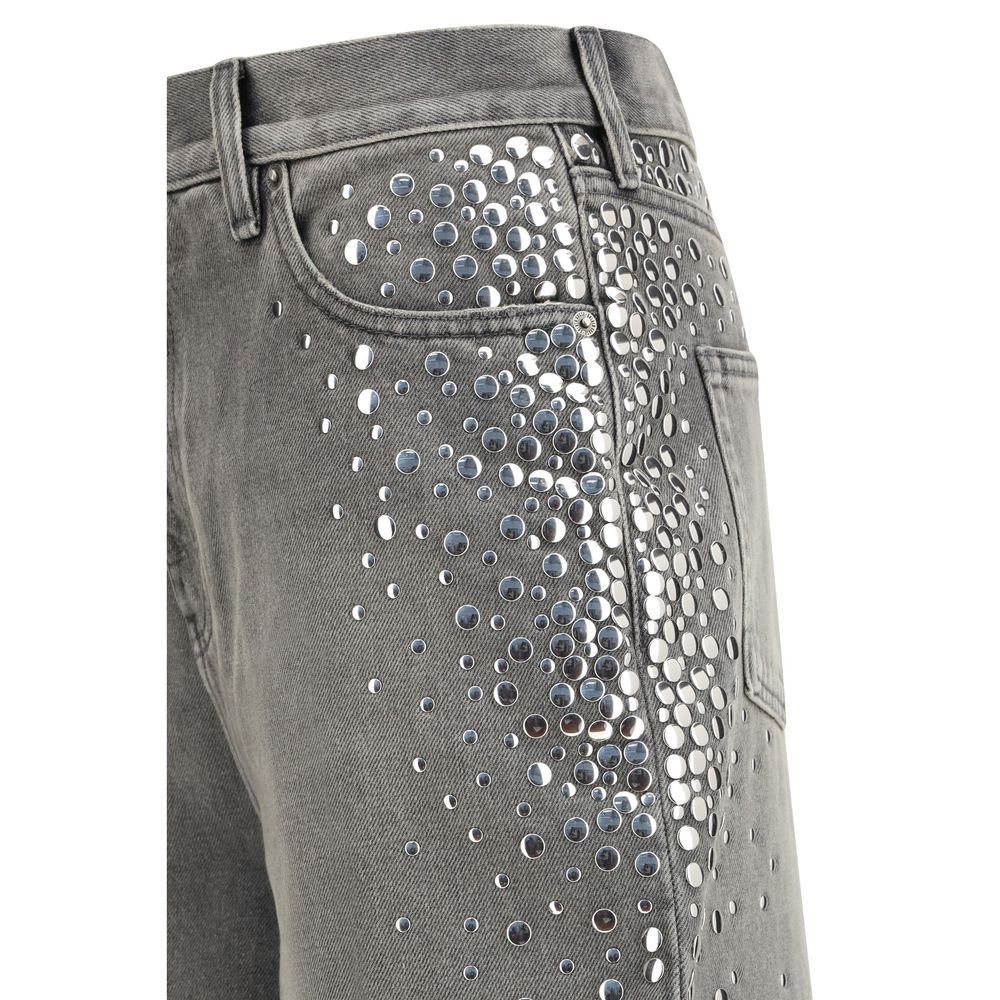 Golden Goose Gray Cotton Jeans Denim