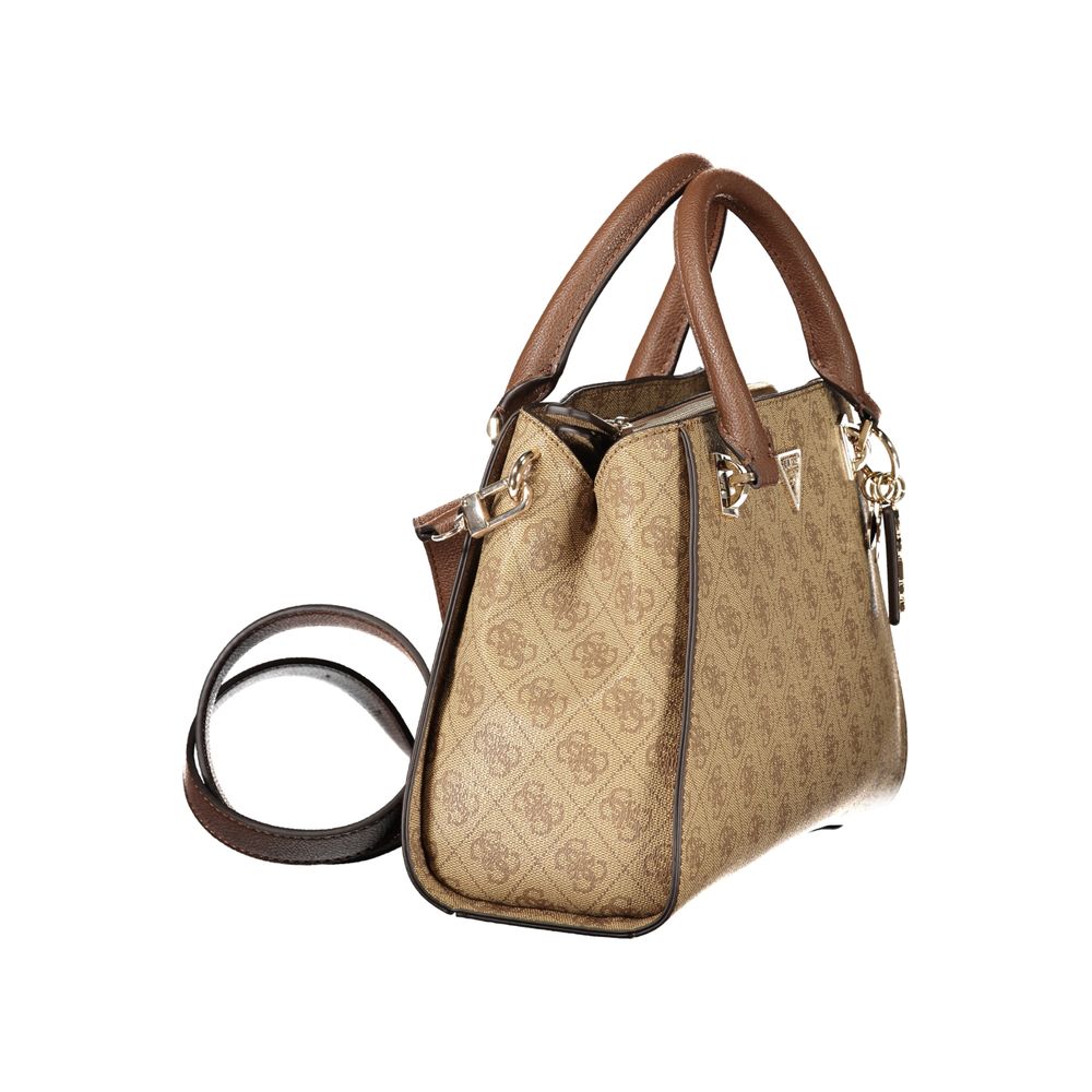Guess Jeans Beige Polyurethane Women Handbag
