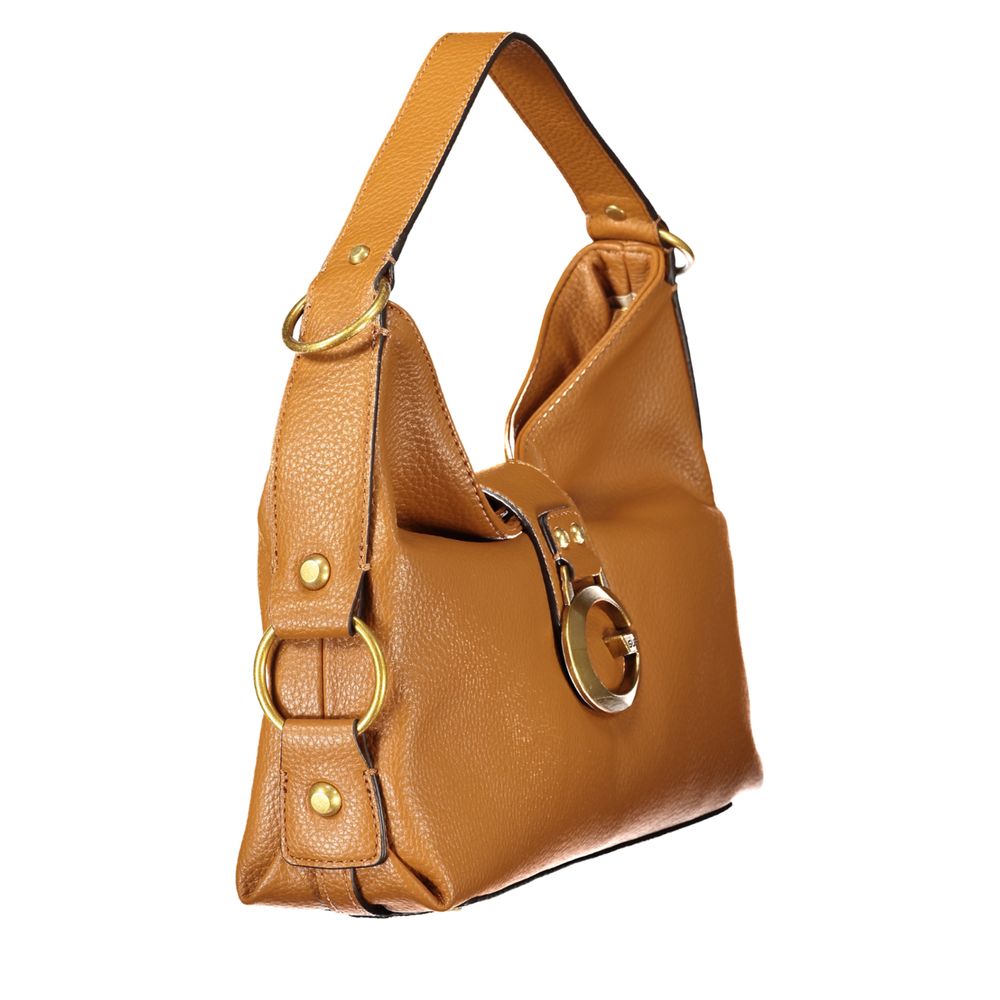 Guess Jeans Marrone Polyurethane Women Handbag