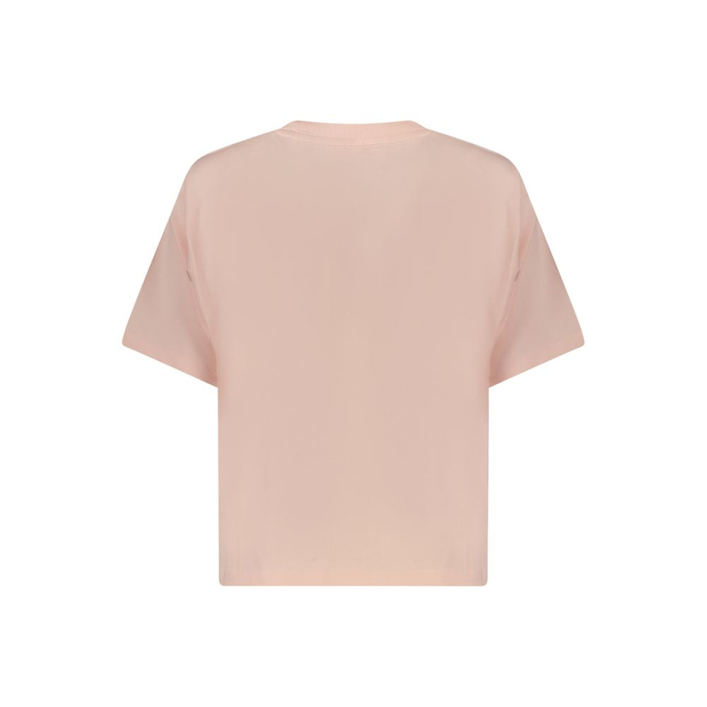 Guess Jeans Pink Cotton Women T-Shirt