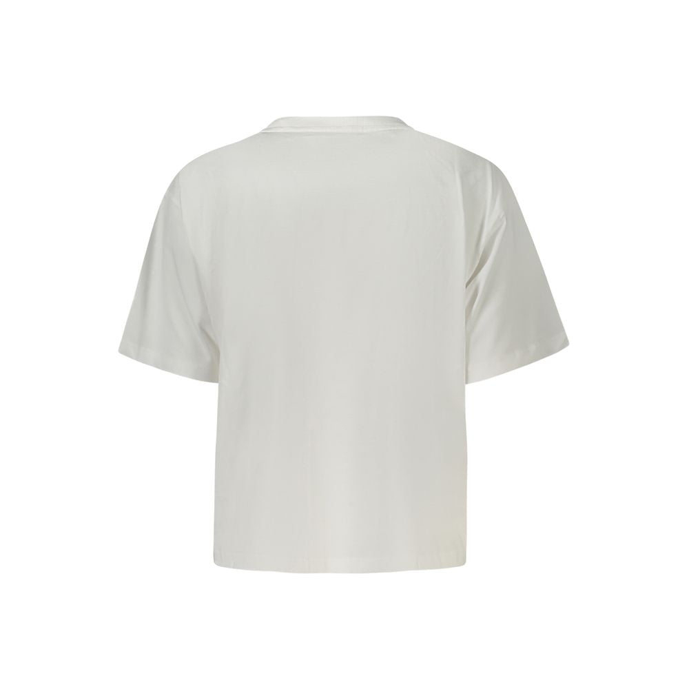 Guess Jeans White Cotton Women T-Shirt