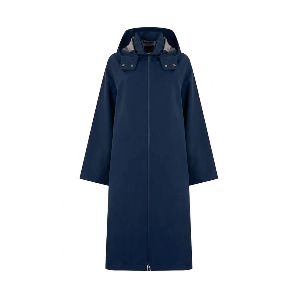 Herno Blue Polyester Coat