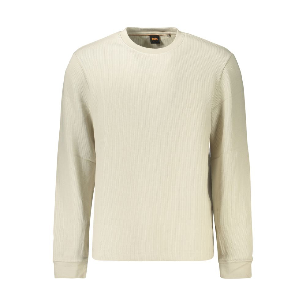 Hugo Boss Beige Cotton Men'S Shirt