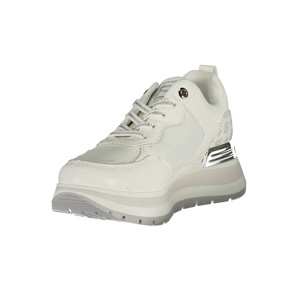 Laura Biagiotti Bianco Poliuretano Women Sneaker