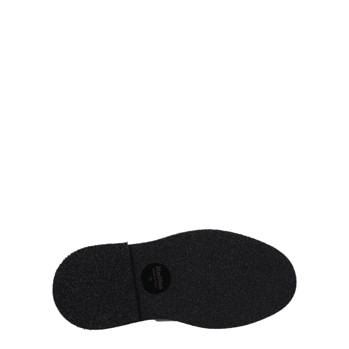 Max Mara Black Leather Oxfords And Derbies