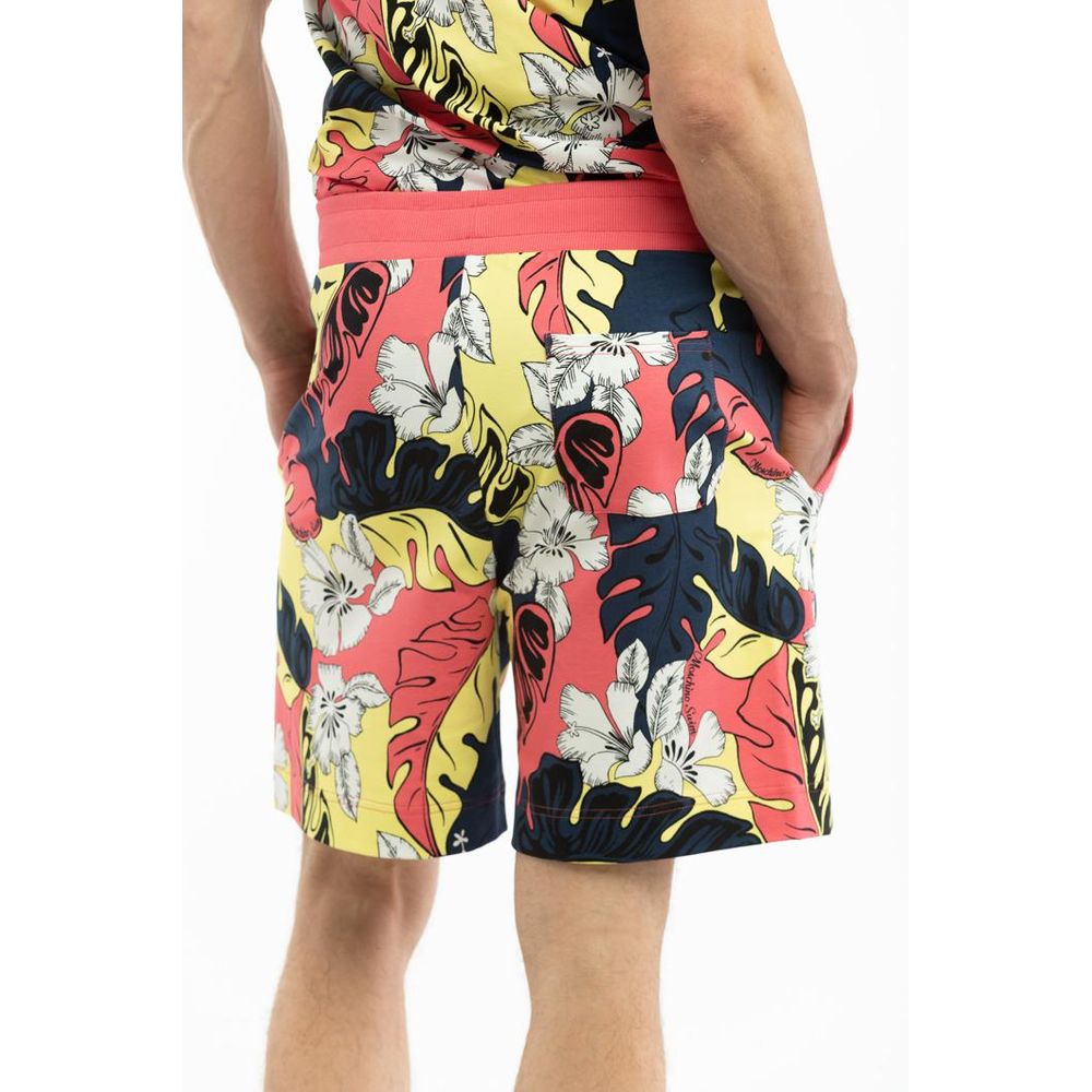 Moschino Multicolor Cotton Swim Shorts