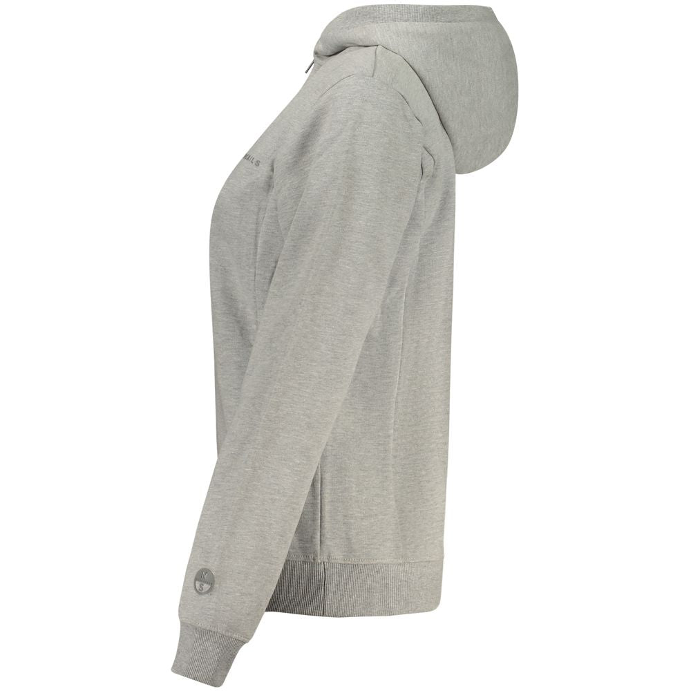North Sails Grigio Cotton Women Hoodie