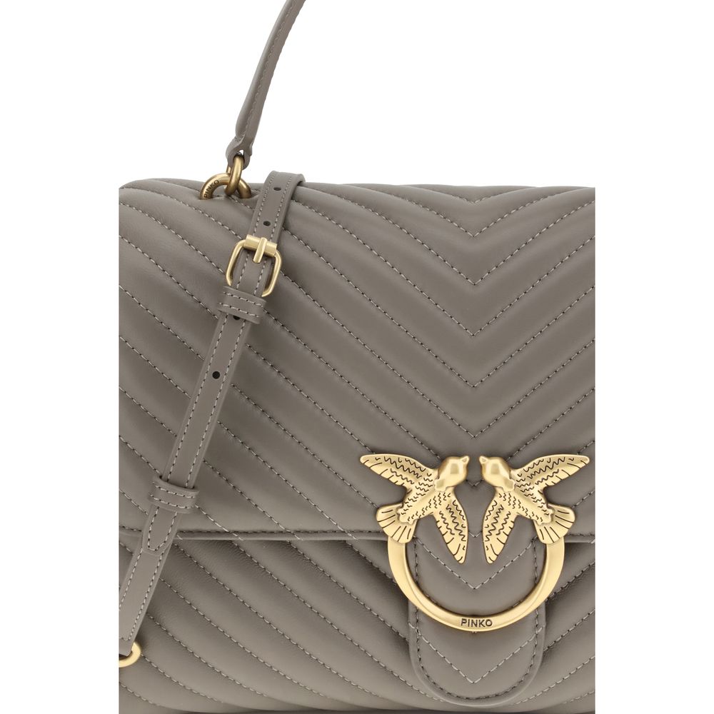 PINKO LOVE LADY PUFF BIG CL SHEEP NAPPA CHEVR