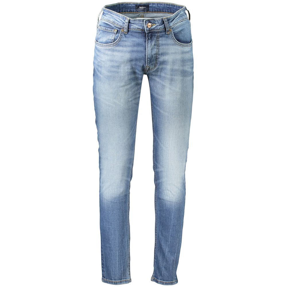 Pepe Jeans Blue Cotton Men'S Jeans