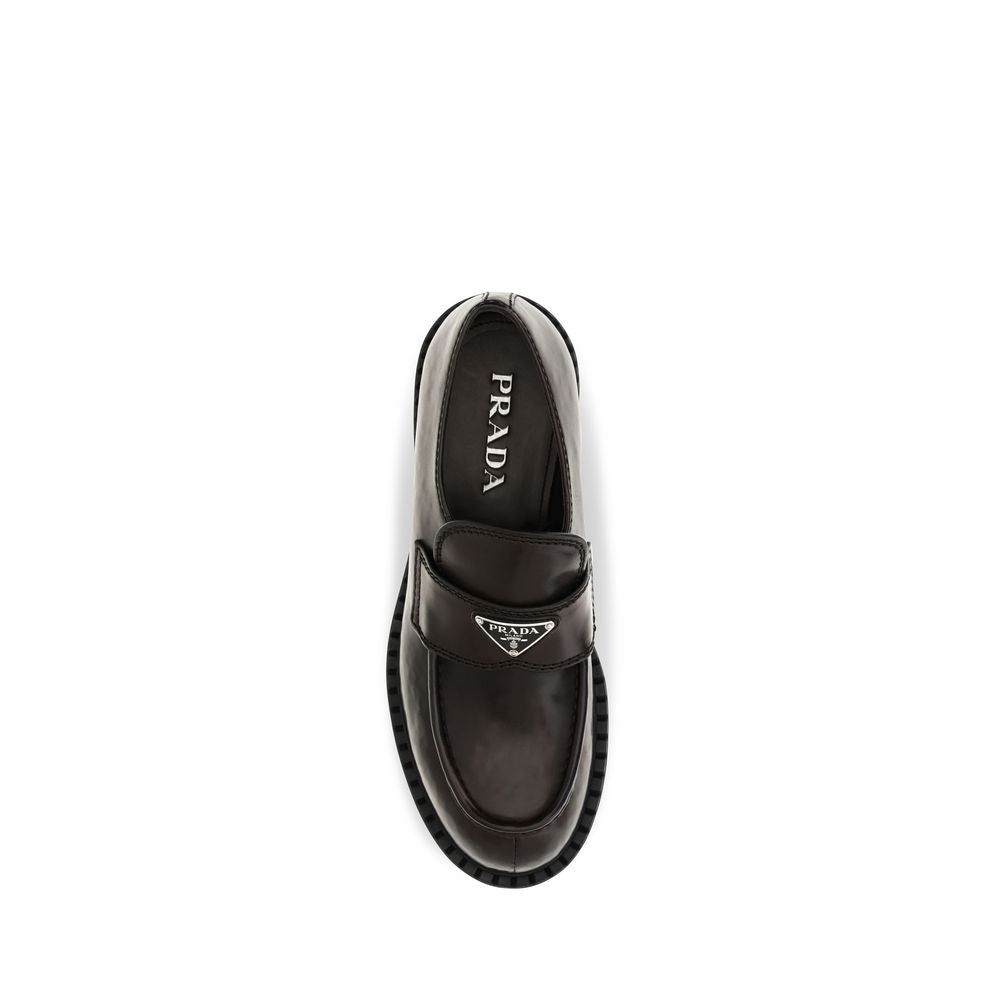 Prada PR-2DE127FG0003ZPQF0562 brun loafers i kalvelæder