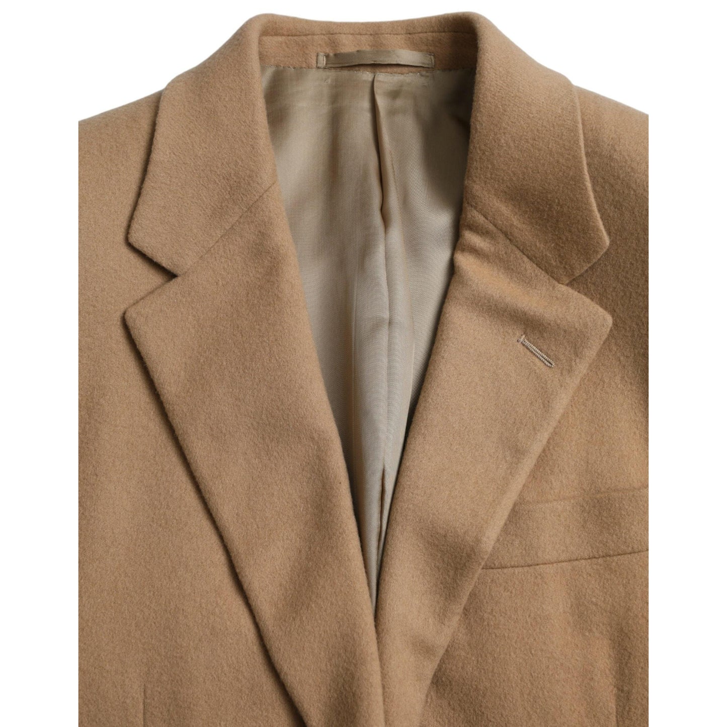 Prada Brown Cashmere 2 Piece Single Breasted Suit