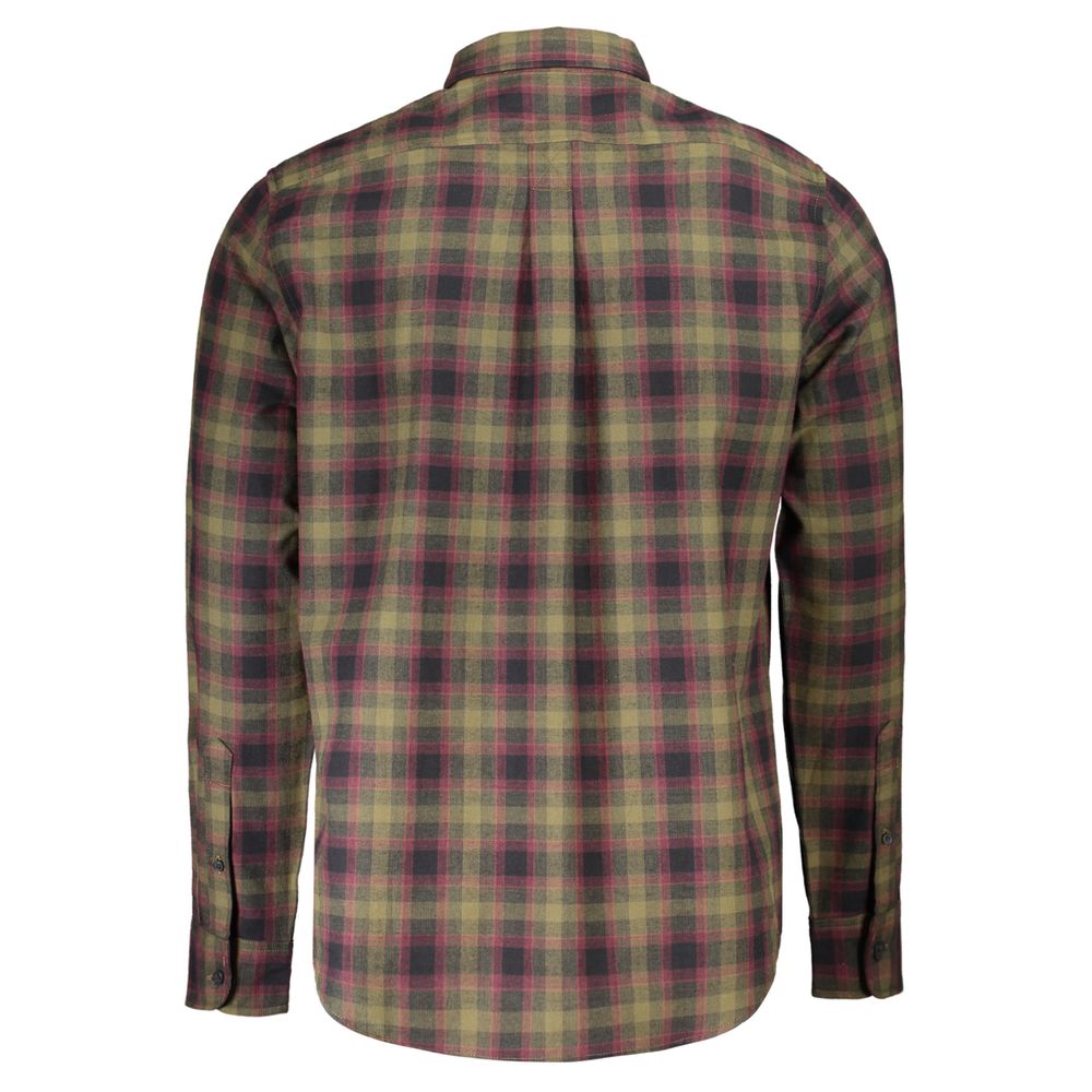 Timberland Verde Cotton Men Shirt