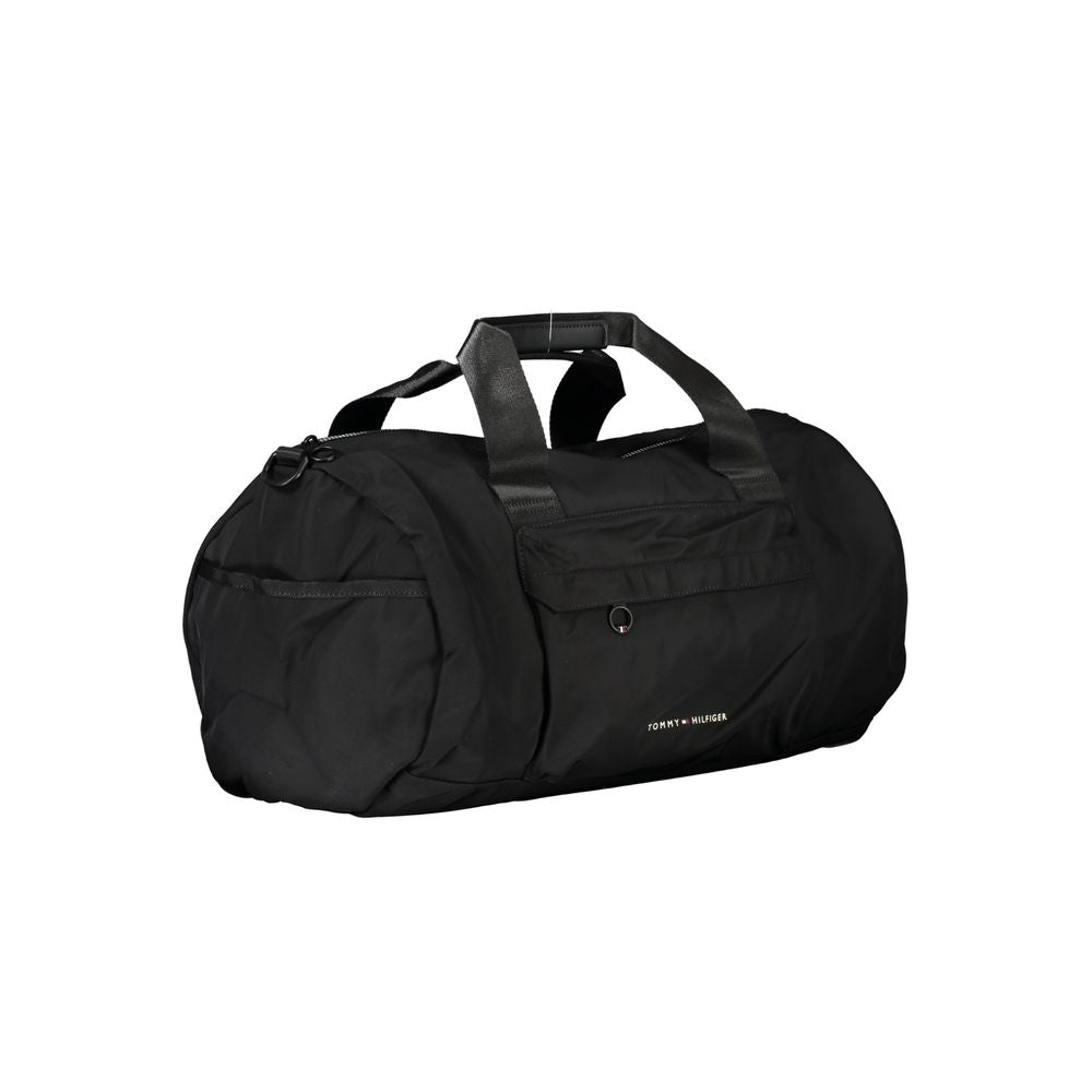 Tommy Hilfiger Black Polyester Men's Shoulder Bag