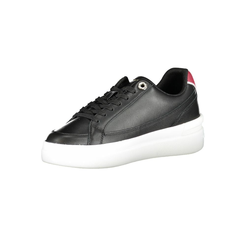 Tommy Hilfiger Black Polyester Sneakers