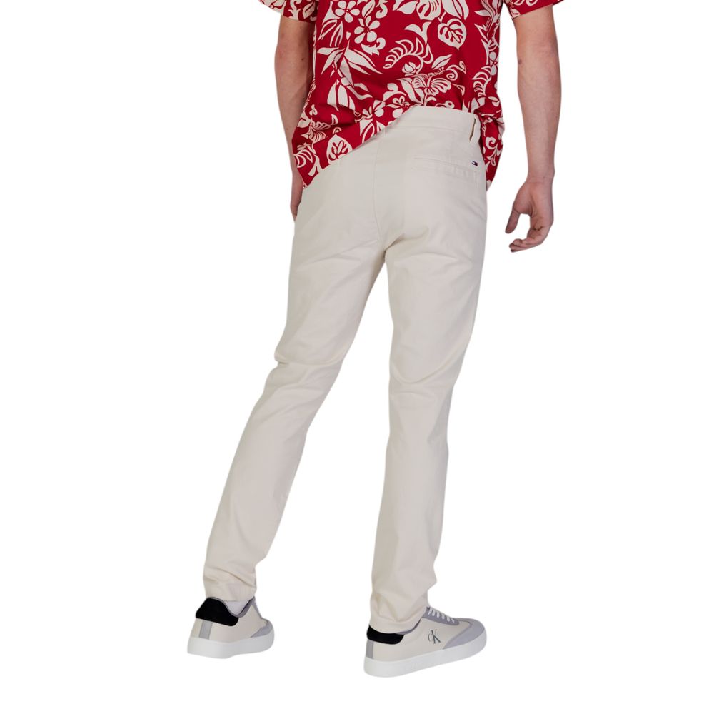 Tommy Hilfiger Jeans Beige Cotton Skinny Pants