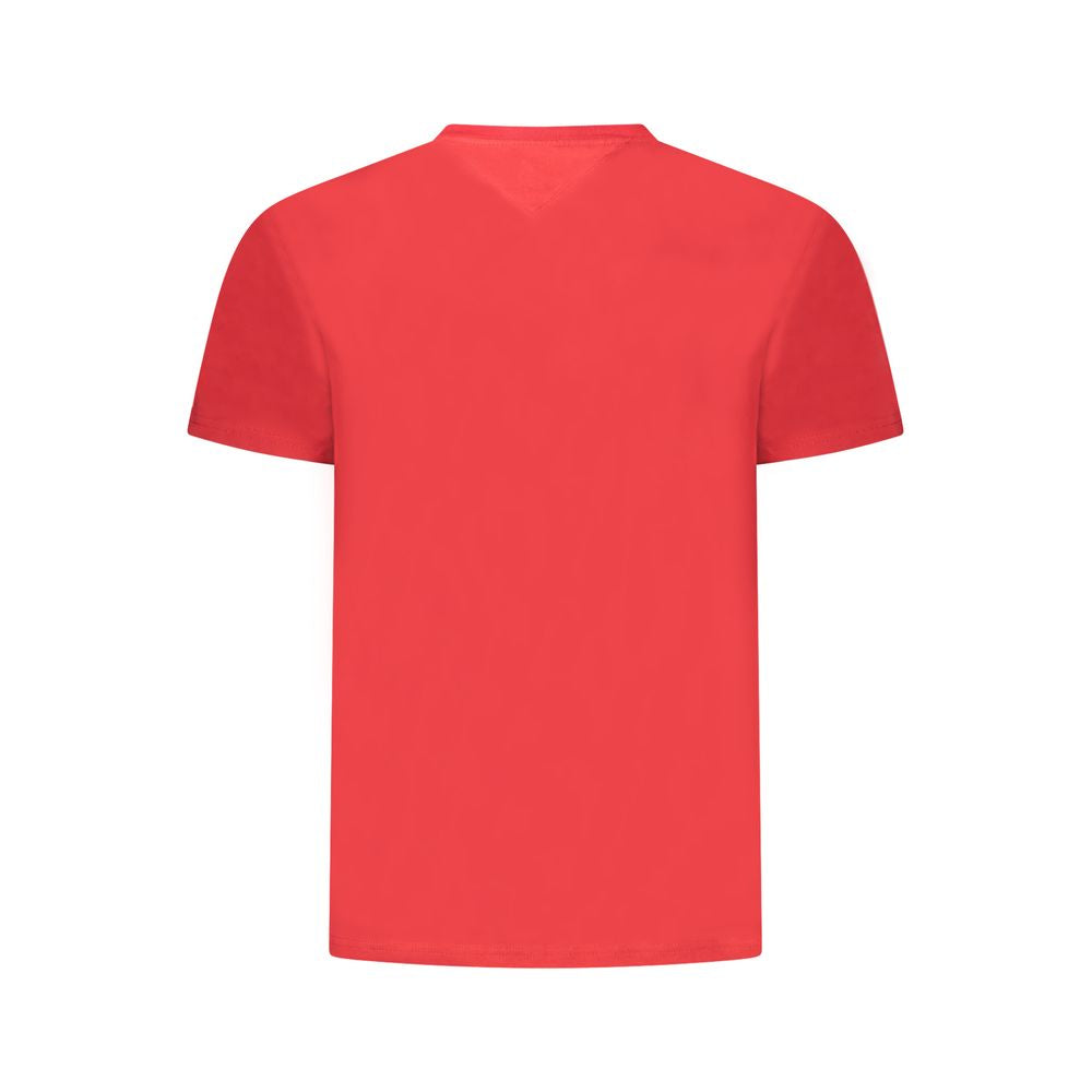 Tommy Hilfiger Red Cotton Men T-Shirt