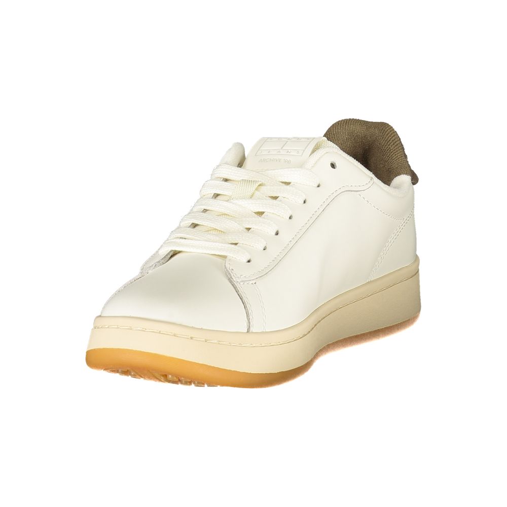Tommy Hilfiger White Leather Women Sneakers
