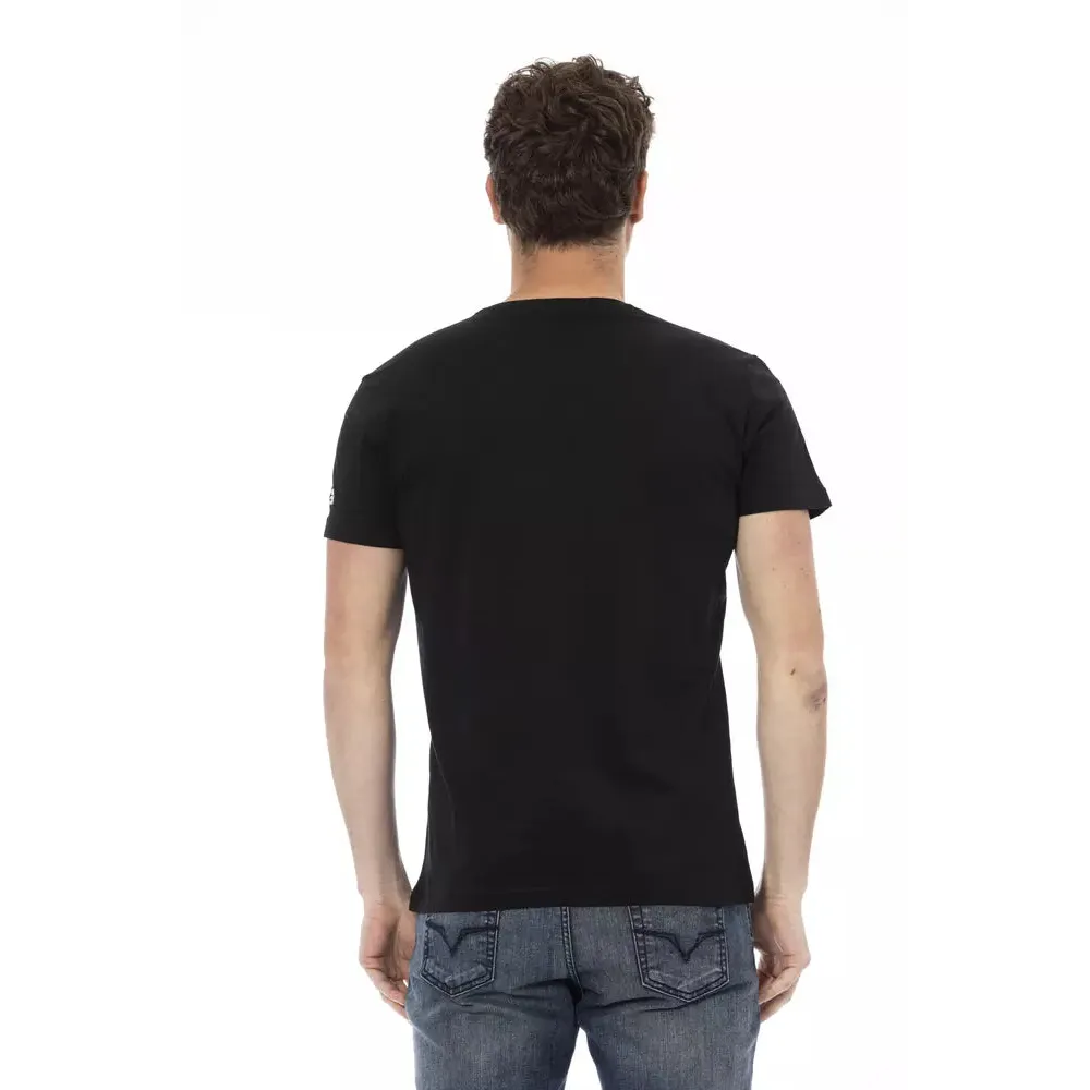Trussardi Action Black Cotton Men's T-Shirt