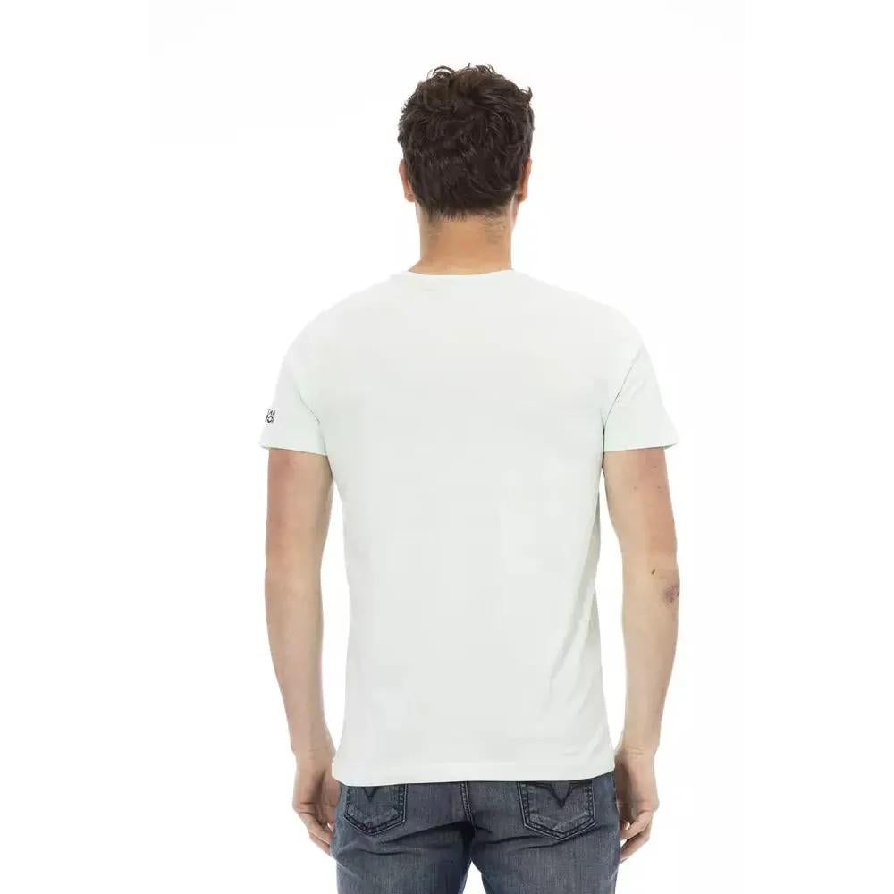 Trussardi Action "Light Blue Cotton Men's T-Shirt"