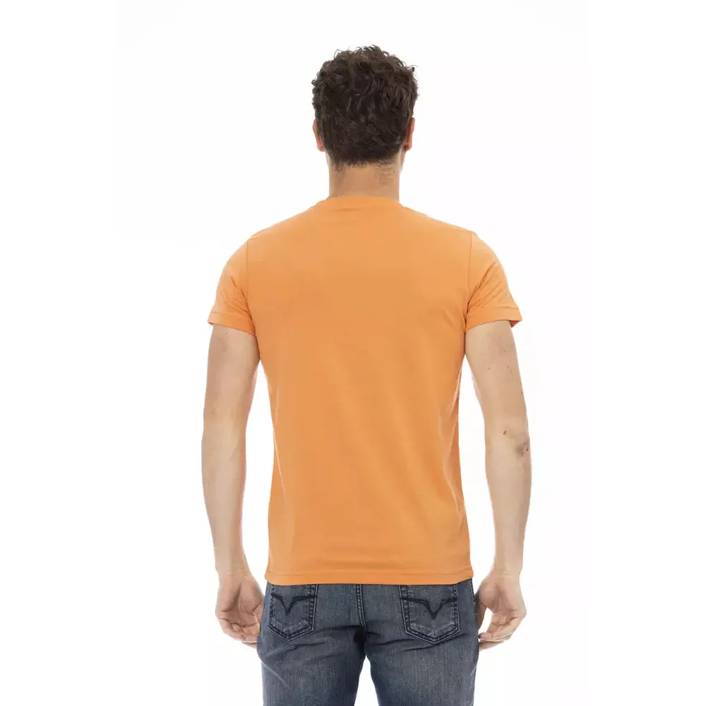 Trussardi Action Orange Cotton Men's T-Shirt
