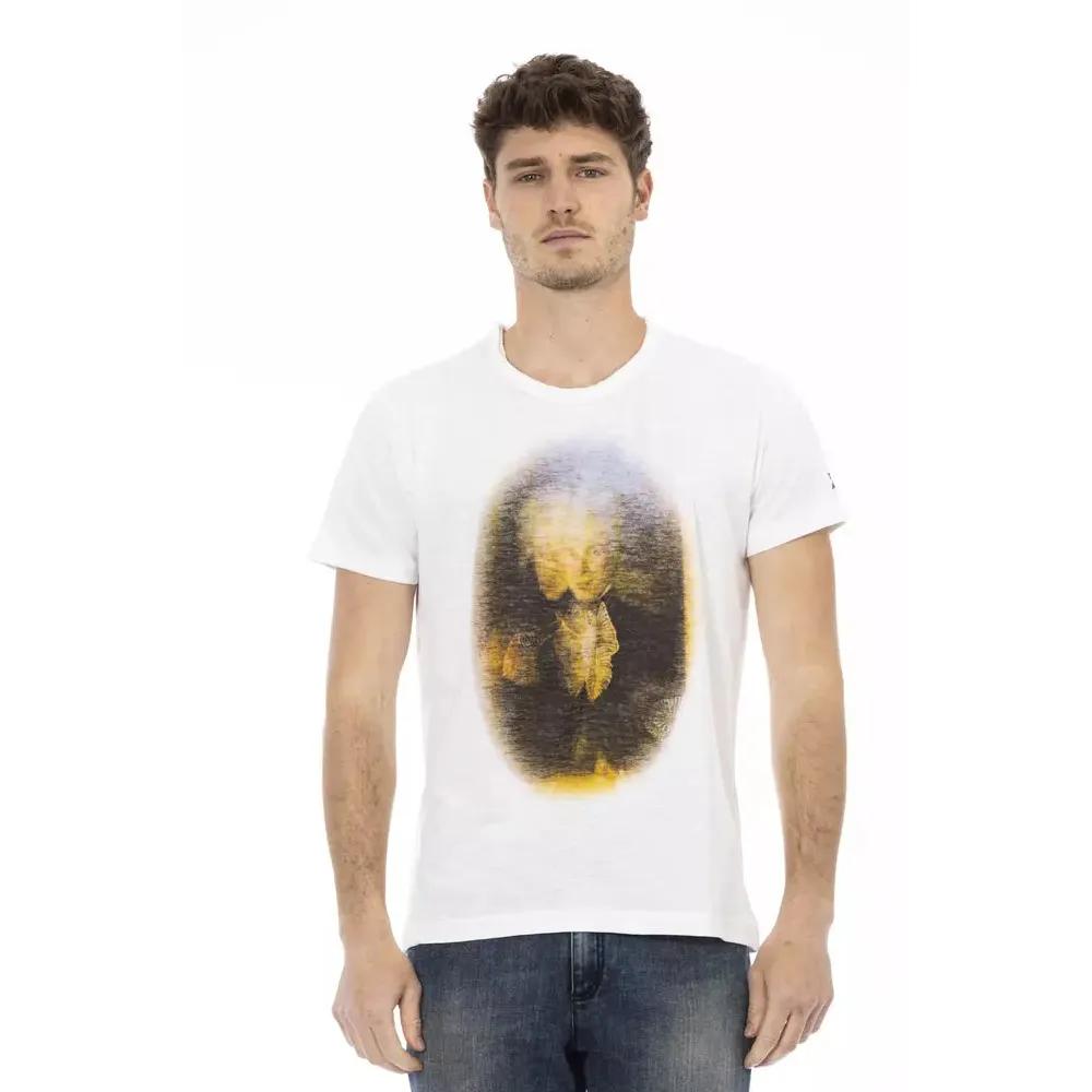Trussardi Action White Cotton Men'S T-Shirt