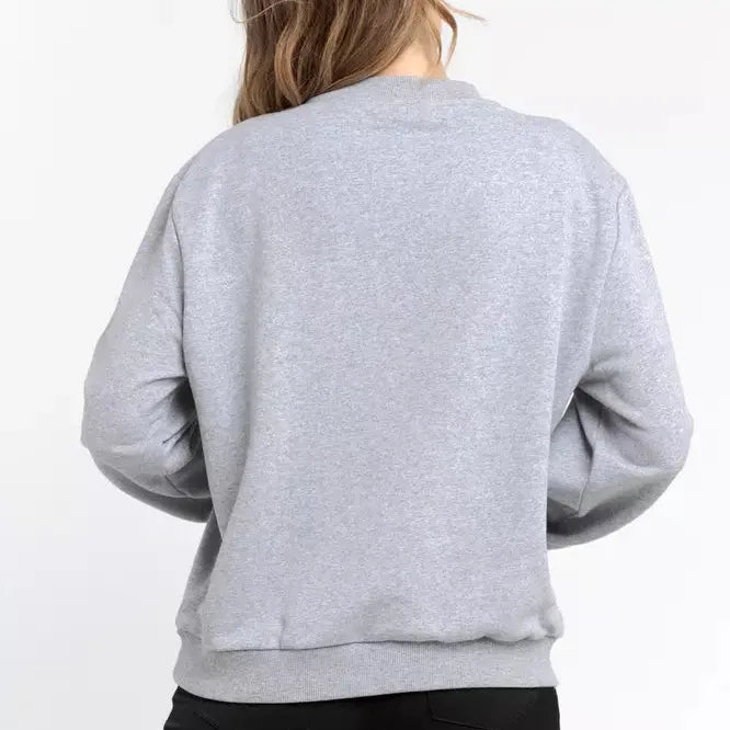Trussardi Gray Cotton Women Sweatshirt
