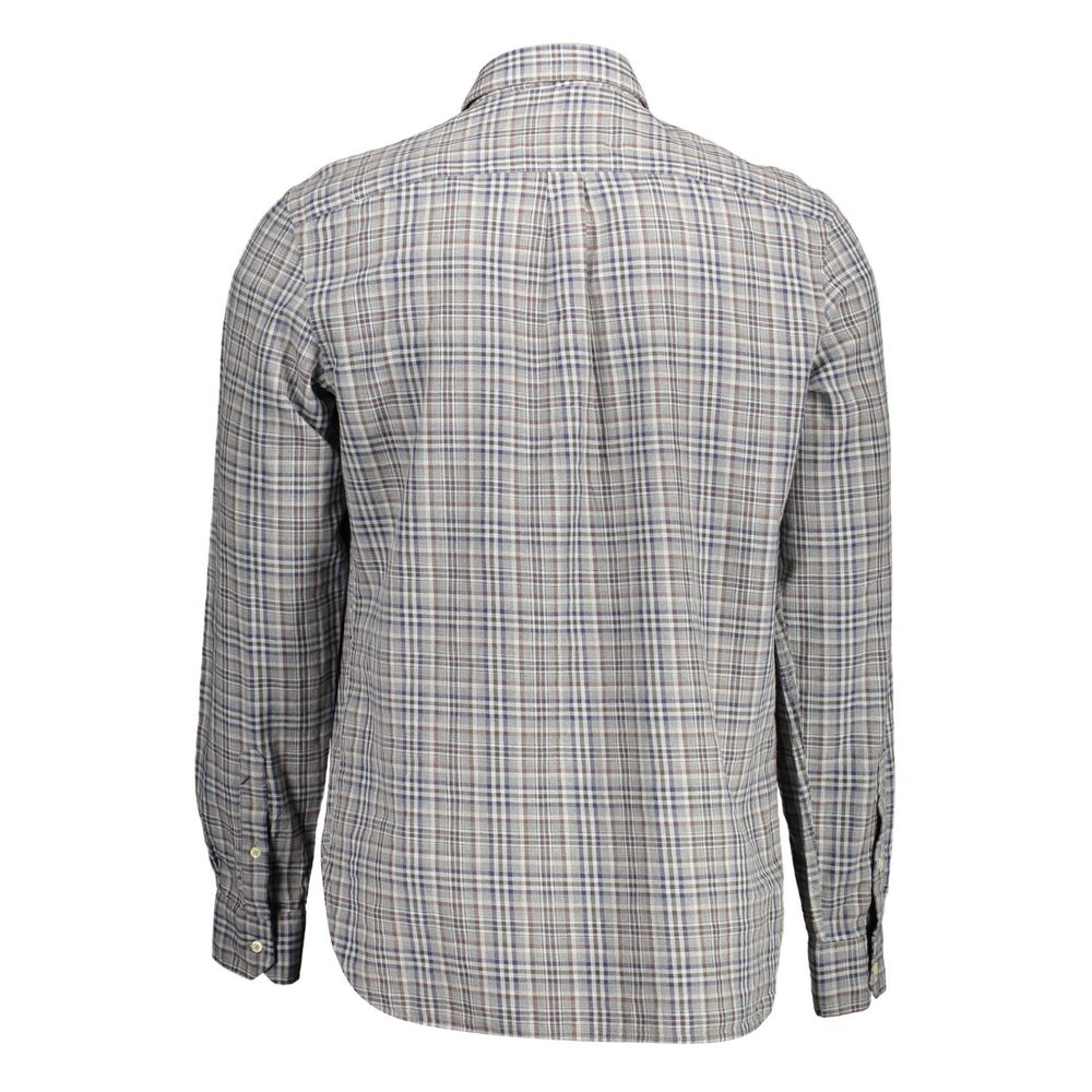 U.S. POLO ASSN. Gray Cotton Men's Shirt