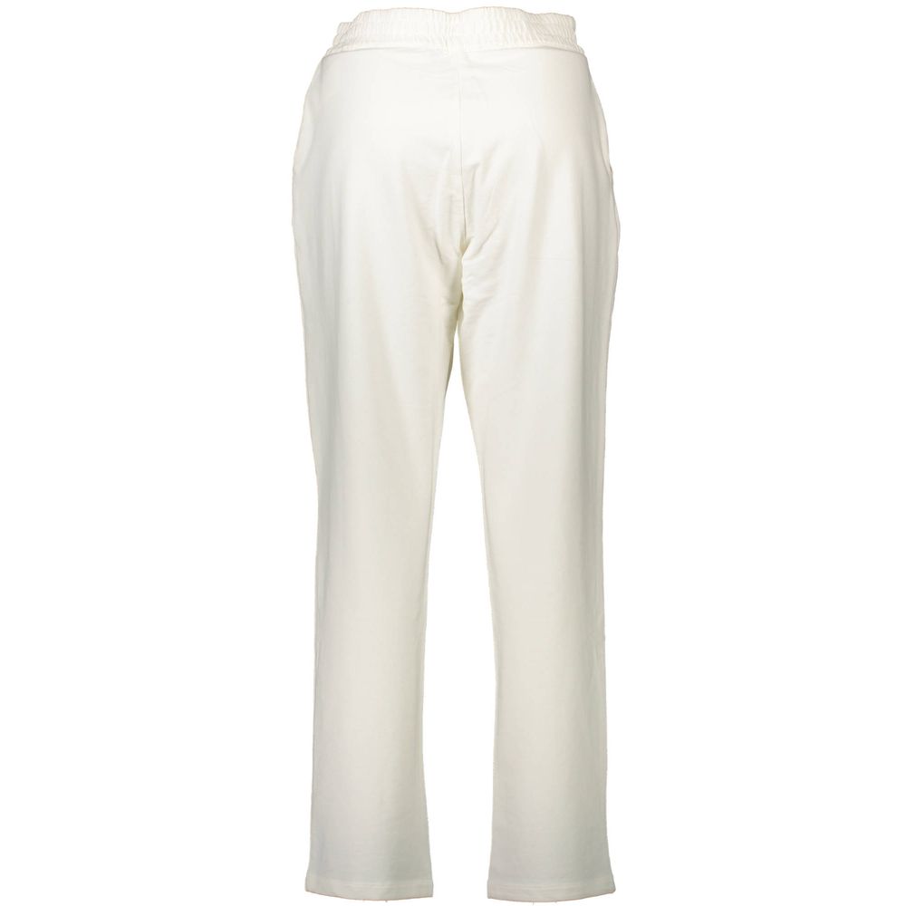 U.S. POLO ASSN. White Cotton Women's Trousers
