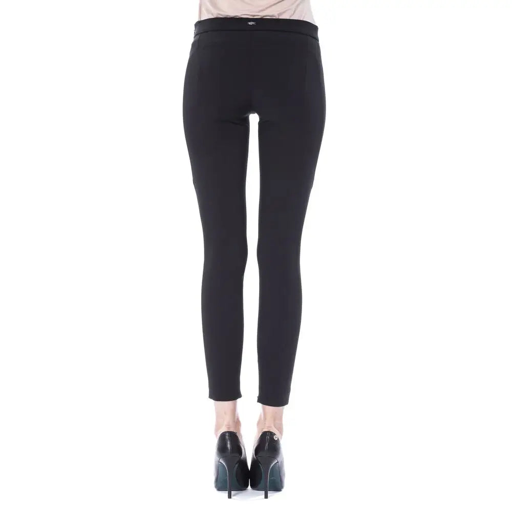 BYBLOS Black Polyester Women Skinny Pant
