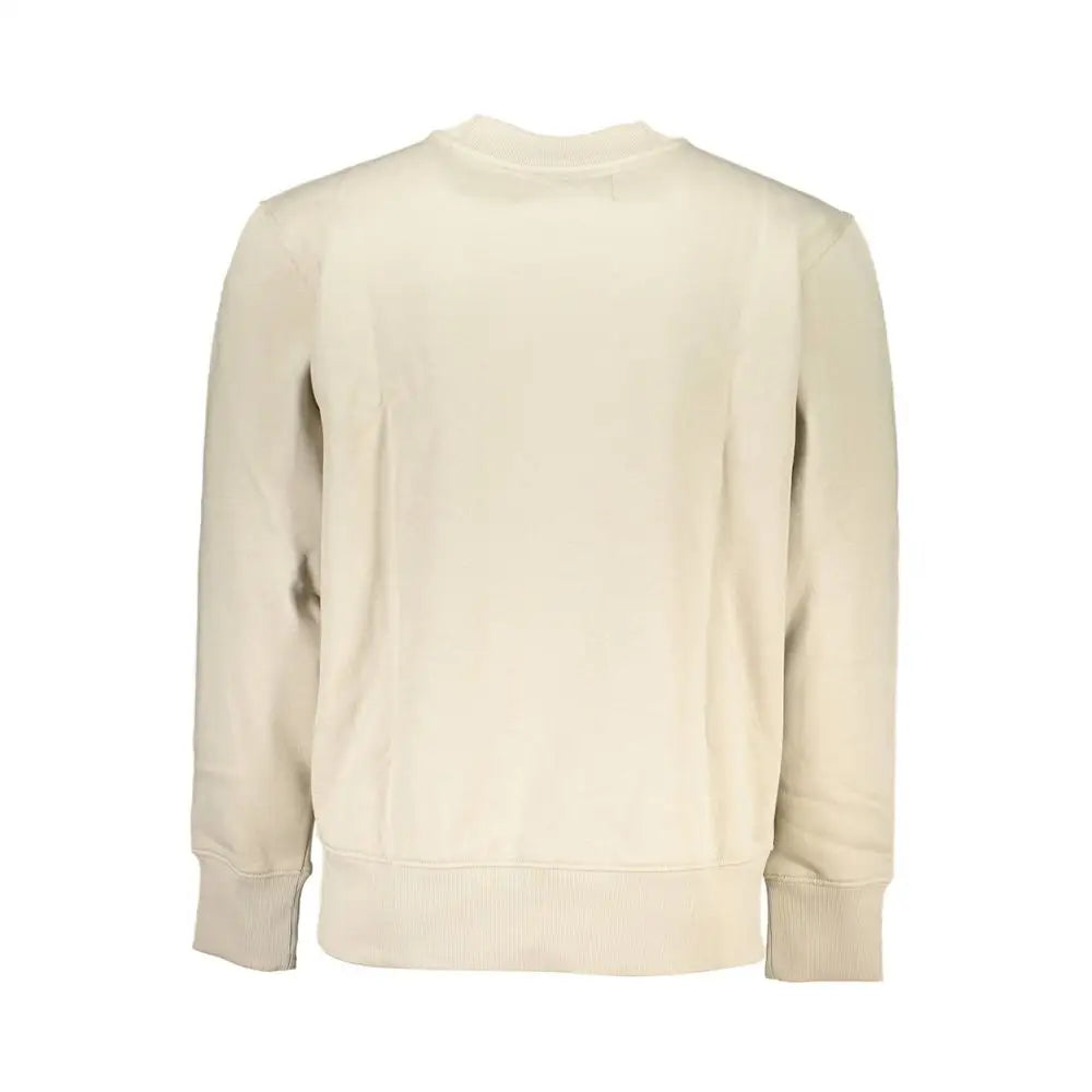 Calvin Klein Beige Cotton Men Sweatshirt - XXL