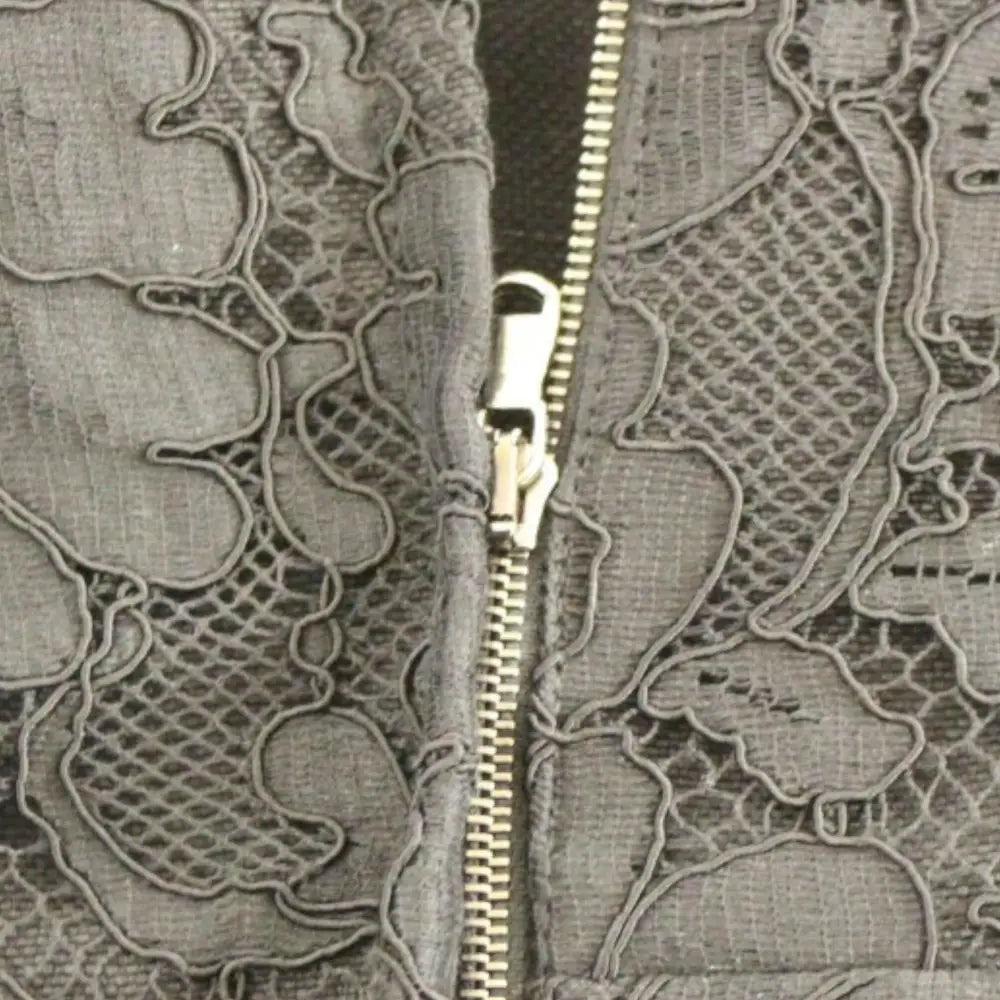 Dolce & Gabbana Black floral lace sicily runway dress