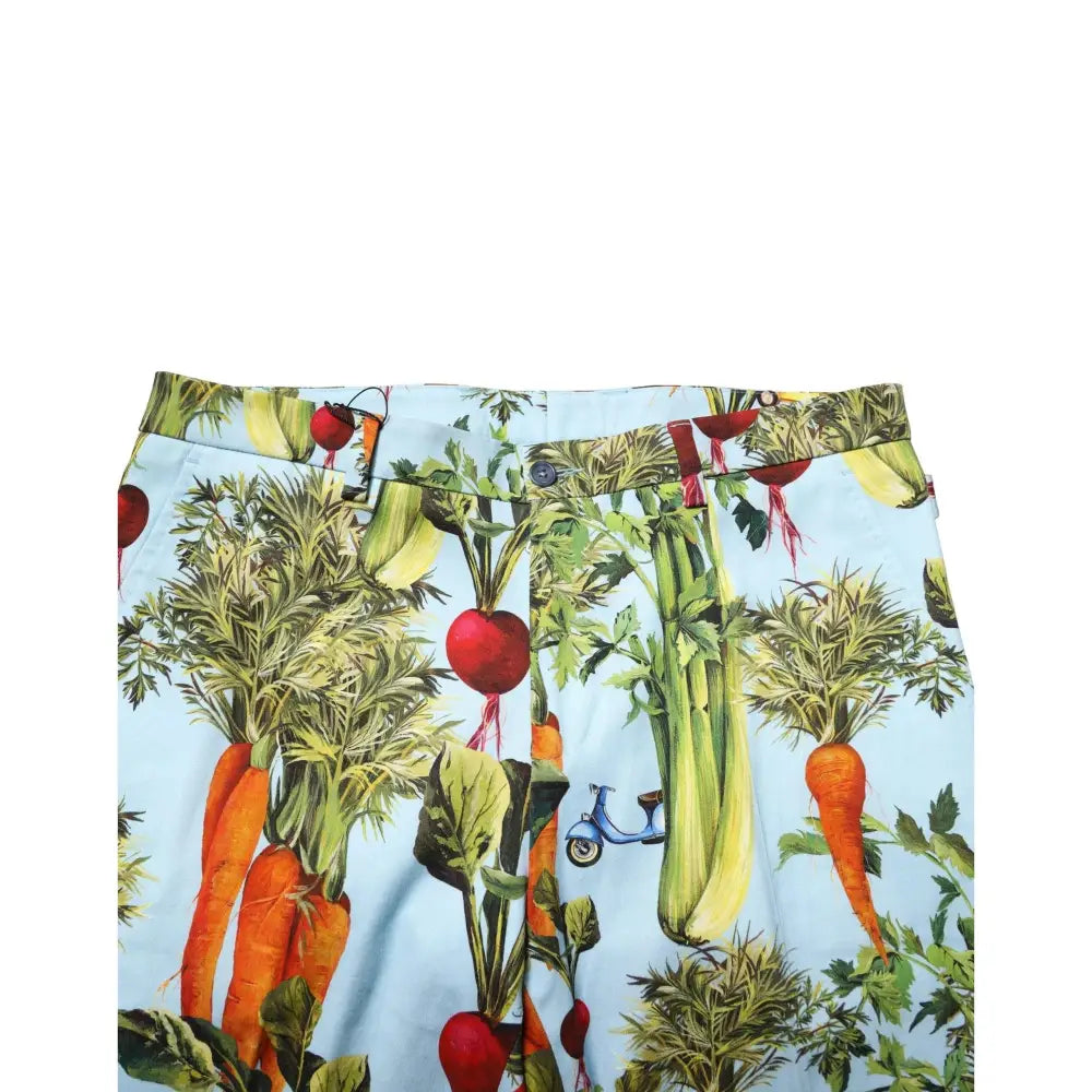 Dolce & Gabbana Multicolor Cotton Tapered Men Pants