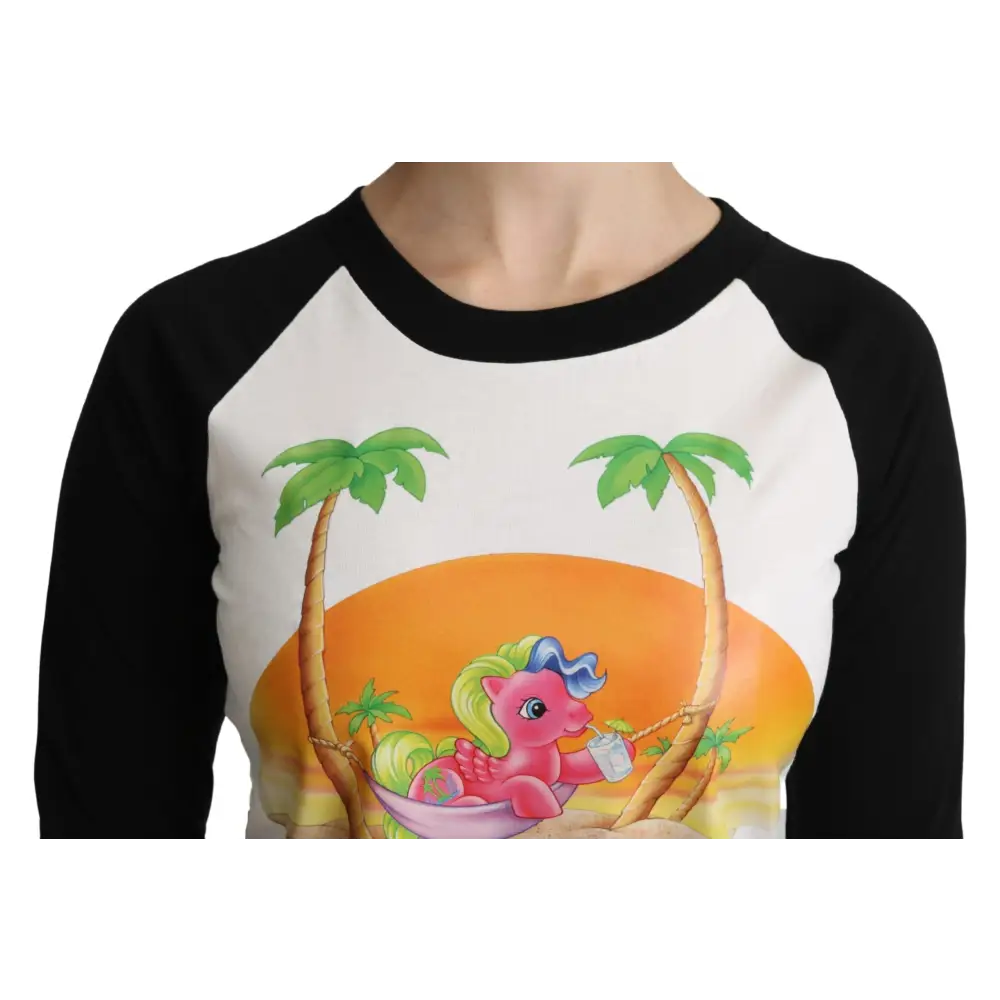 Moschino White Cotton T-shirt My Little Pony Top Tshirt - T-shirts
