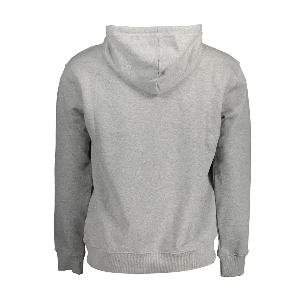 North Sails Grigio Cotton Men Sweatshirt - Sweatshirts