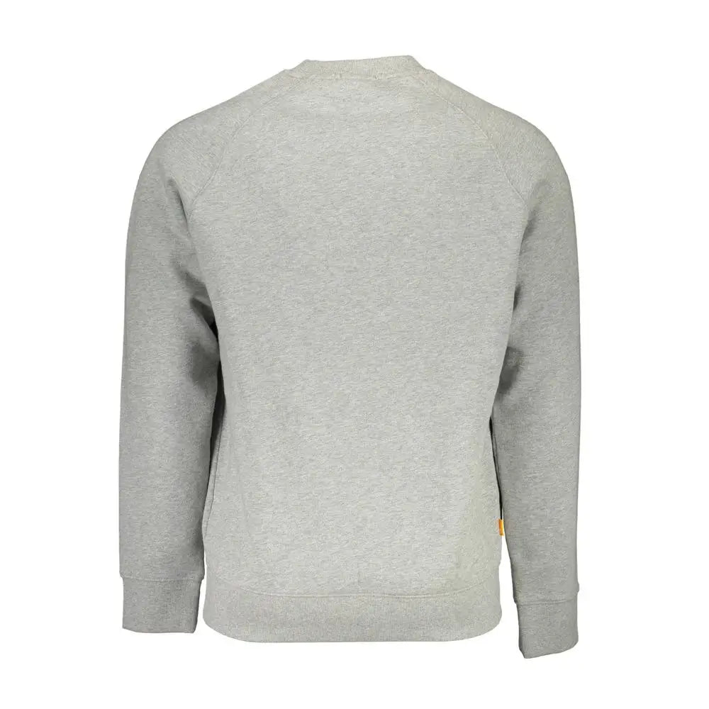 Timberland Grey Cotton Men Sweatshirt - S - Sweatshirts